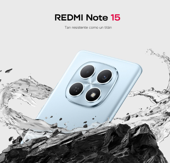 Xiaomi Redmi Note 15 8+256GB AMOLED 108MP Azul Glaciar – Versión ES