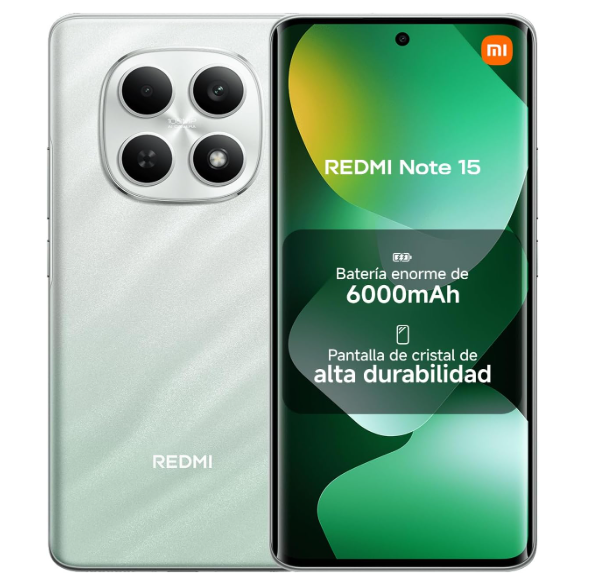 Xiaomi Redmi Note 15 8+256GB AMOLED 108MP Azul Glaciar – Versión ES