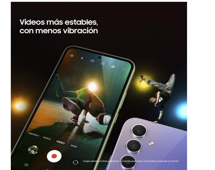 Samsung Galaxy A54 5G 256GB Blanco – 8GB RAM, Pantalla 120Hz, Libre y Garantía